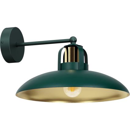 Seinävalo FELIX 1xE27/60W/230V vihreä