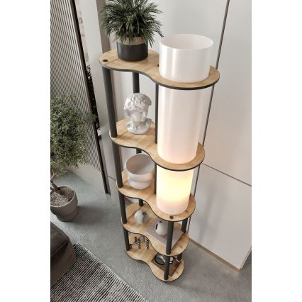 Seisova lamppu telineillä NOTO 1xE27/40W/230V beige/musta