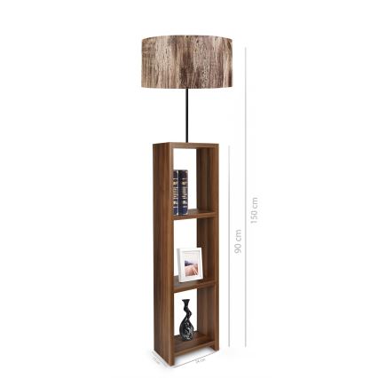 Seisova lampu AYD 1xE27/40W/230V ruskea