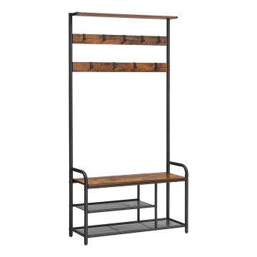 Seisova naulakko NAVOR, ruskea/musta