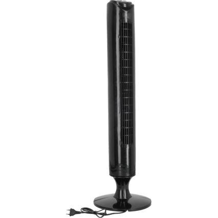 Seisova tuuletin LISSE 45W/230V 91,4 cm musta + kauko-ohjaus