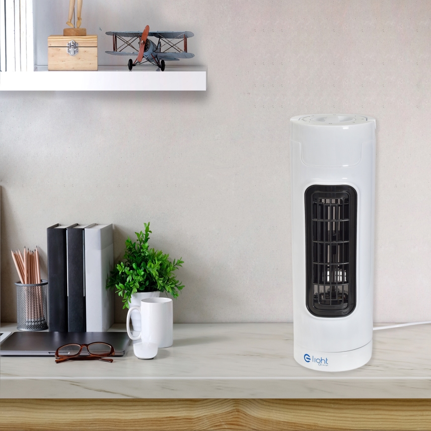 Seisova tuuletin TOWER 30W/230V valkoinen