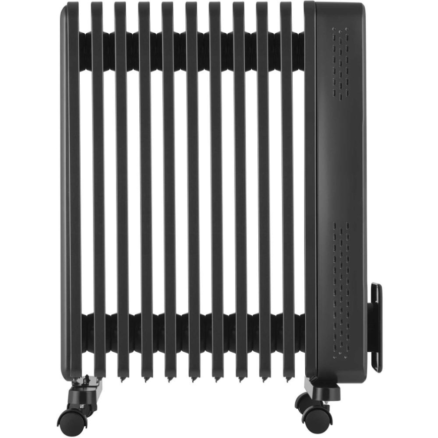 Sencor - 11-levyinen öljytäytteinen lämmitin 1000/1200/2400W/230V Wi-Fi musta