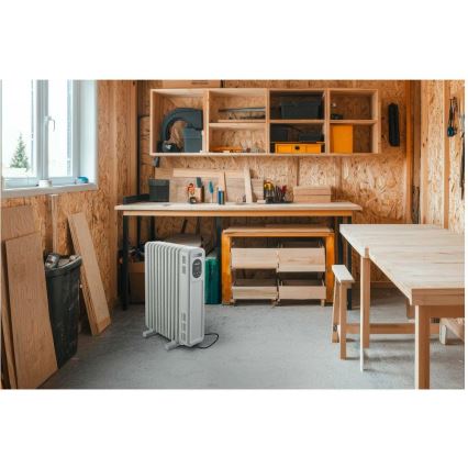 Sencor - öljytäytteinen patteri 11 lohkoa 1000/2300W/230V valkoinen + kaukosäädin