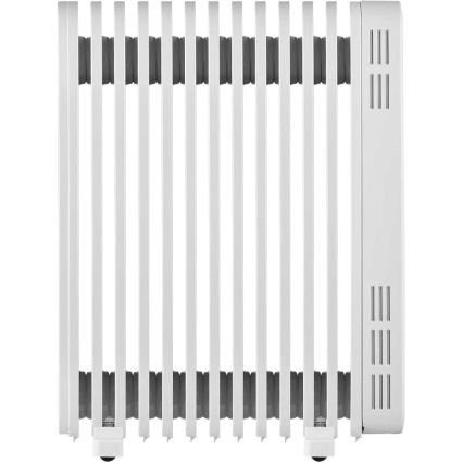 Sencor - Öljytäytteinen 13-osainen lämmityspatteri 1000/2500W/230V valkoinen + kaukosäädin