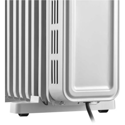 Sencor - Öljytäytteinen 13-osainen lämmityspatteri 1000/2500W/230V valkoinen + kaukosäädin