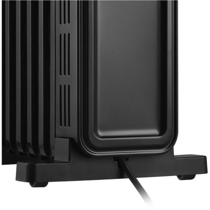 Sencor - 9-osainen öljylämmitin 800/1200/2000 W/230 V, musta
