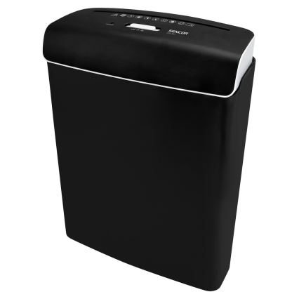 Sencor - Paperisilppuri A4, 7 l säiliö, 230V, musta
