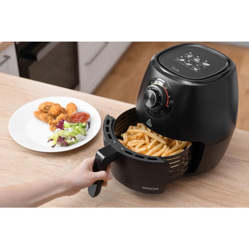 Sencor - Air Fryer 3,5 l 1300W/230V musta