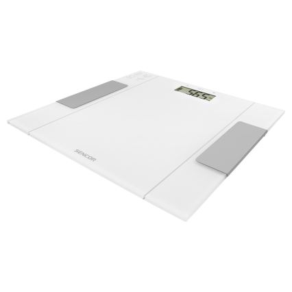 Sencor - Älykäs fitness henkilövaaka 1xCR2032 valkoinen