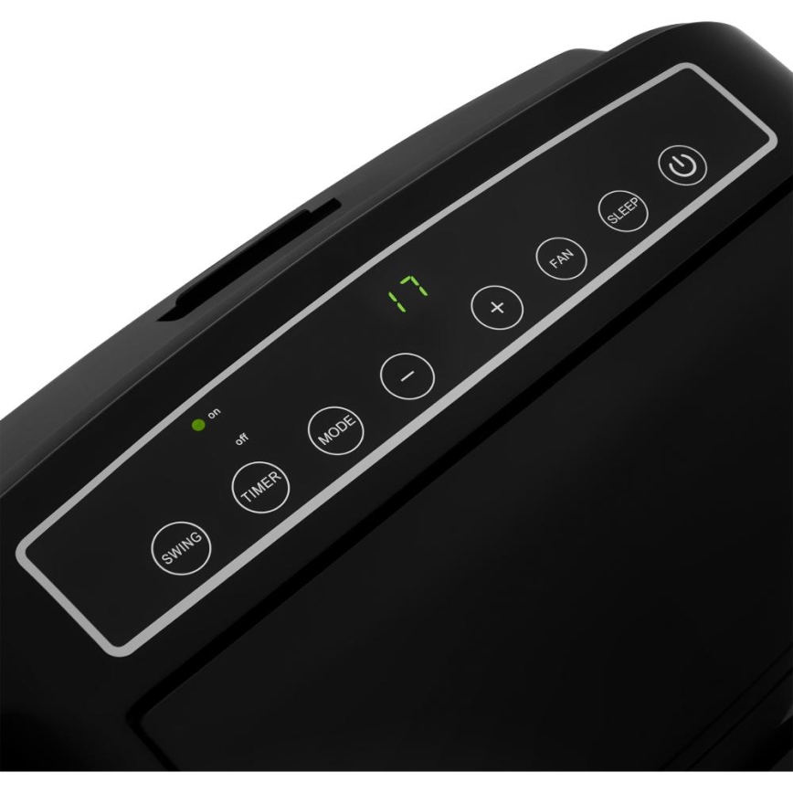 Sencor - Älykäs mobiili ilmastointilaite 3in1 sisältäen täydelliset lisävarusteet 1450W/230V 12000 BTU Wi-Fi musta + kauko-ohjaus