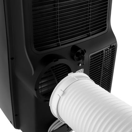 Sencor - Älykäs mobiili ilmastointilaite 3in1 sisältäen täydelliset lisävarusteet 1450W/230V 12000 BTU Wi-Fi musta + kauko-ohjaus