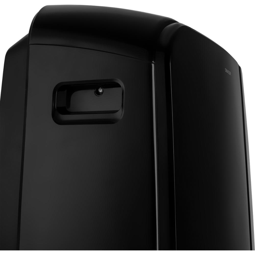 Sencor - Älykäs mobiili ilmastointilaite 3in1 sisältäen täydelliset lisävarusteet 1450W/230V 12000 BTU Wi-Fi musta + kauko-ohjaus
