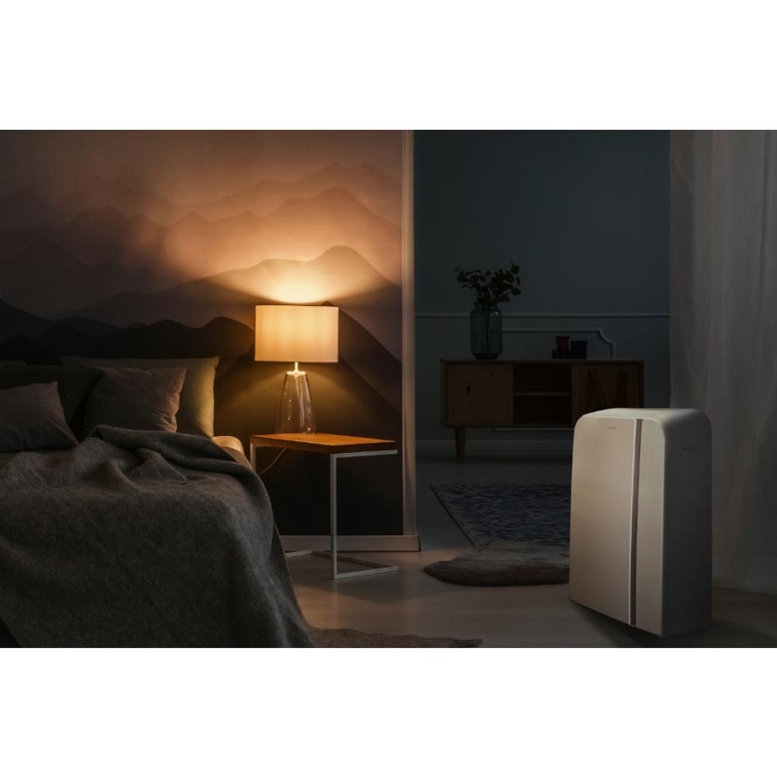 Sencor - Älykäs mobiili ilmastointilaite 3in1 sisältäen täydelliset lisävarusteet 1450W/230V 12000 BTU Wi-Fi valkoinen + kauko-ohjaus
