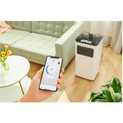 Sencor - Älykäs mobiili ilmastointilaite 3in1 sisältäen täydelliset lisävarusteet 805W/230V 8000 BTU Wi-Fi + kauko-ohjaus