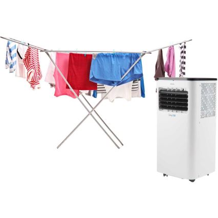 Sencor - Älykäs mobiili ilmastointilaite 3in1 sisältäen täydelliset lisävarusteet 805W/230V 8000 BTU Wi-Fi + kauko-ohjaus