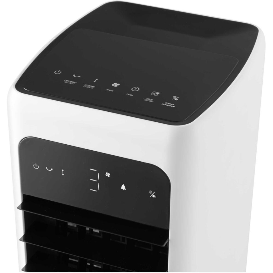 Sencor - Älykäs mobiilli-ilmajäähdytin 60W/230V Wi-Fi valkoinen + kauko-ohjaus