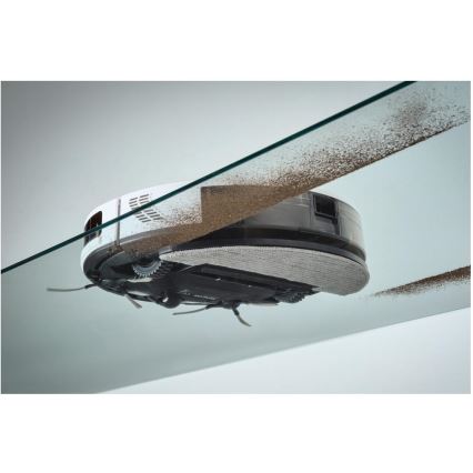 Sencor - Älykäs robottipölynimuri mopilla 2in1 28W/2600 mAh Wi-Fi valkoinen + kauko-ohjaus