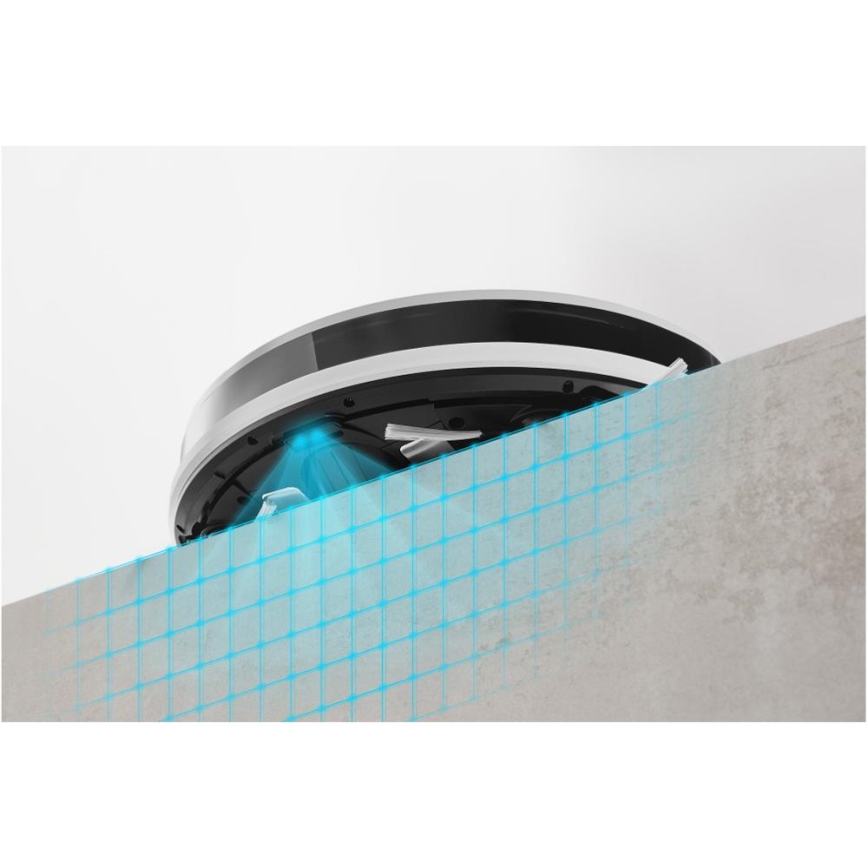 Sencor - Älykäs robottipölynimuri mopilla 2in1 28W/2600 mAh Wi-Fi valkoinen + kauko-ohjaus