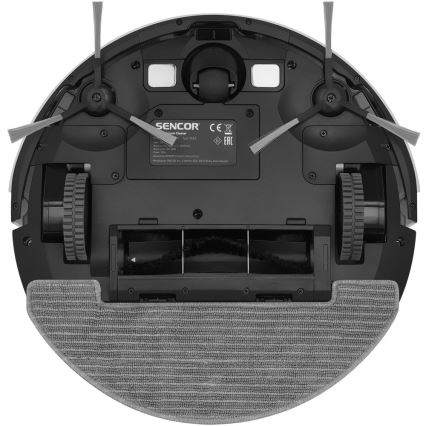 Sencor - Älykäs robottipölynimuri mopilla 2in1 28W/2600 mAh Wi-Fi valkoinen + kauko-ohjaus