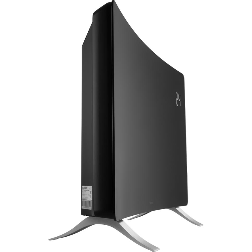 Sencor - Älykäs sähköinen suoralämmitin/konvektori 1200/2400W/230V IP24 Wi-Fi musta