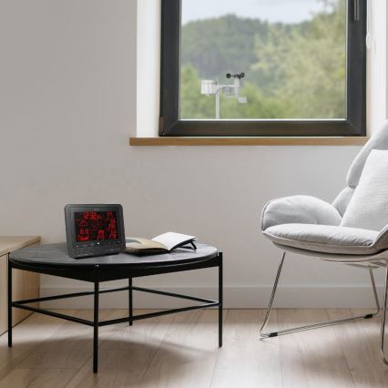 Sencor - Ammattimainen sääasema värikkäällä LCD-näytöllä 5V/1xCR2032 + 3xAA
