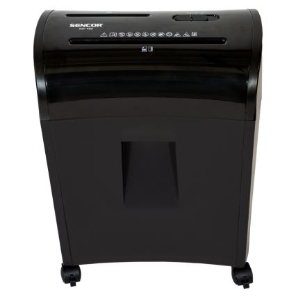 Sencor - CD- ja paperisilppuri A4 tilavuus 14 l 230V musta