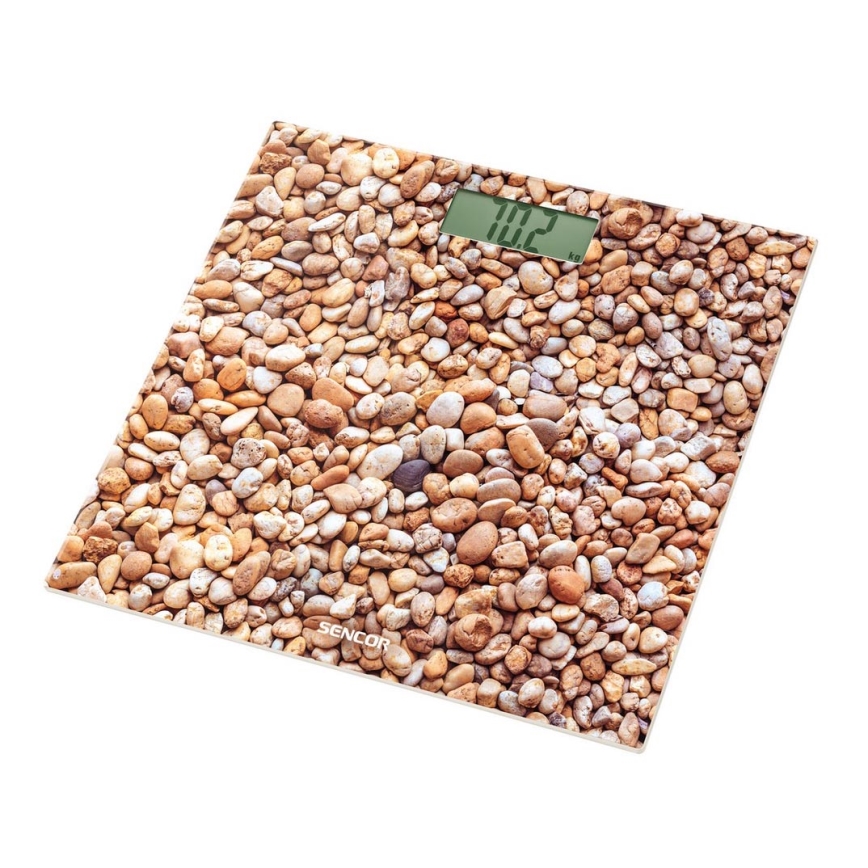 Sencor - Digitaalinen henkilövaaka LCD-näytöllä 1xCR2032