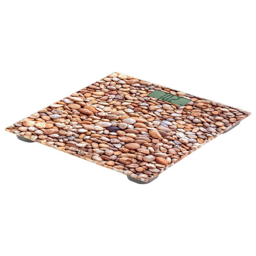 Sencor - Digitaalinen henkilövaaka LCD-näytöllä 1xCR2032