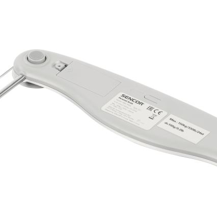 Sencor - Digitaalinen henkilövaaka LCD-näytöllä 1xCR2032