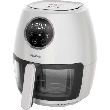 Sencor - Ilmafriteerauskeitin 3,5 l 1300W/230V valkoinen
