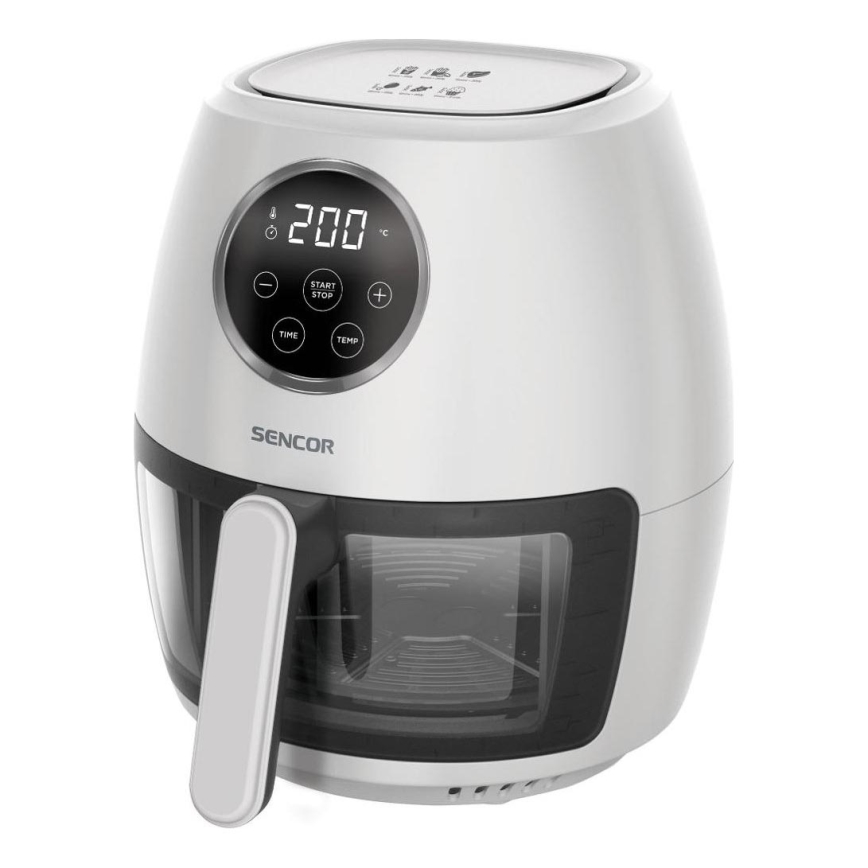Sencor - Ilmafriteerauskeitin 3,5 l 1300W/230V valkoinen