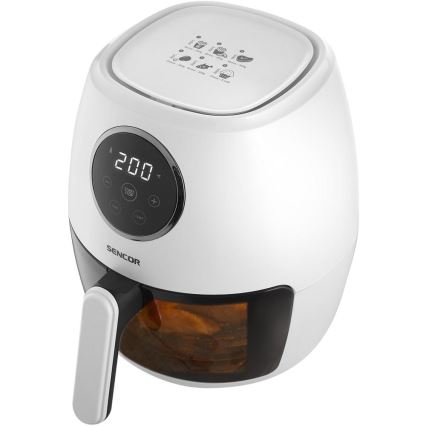 Sencor - Ilmafriteerauskeitin 3,5 l 1300W/230V valkoinen