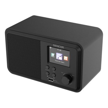 Sencor - Internet-radio 4W/5V Wi-Fi + kaukosäädin