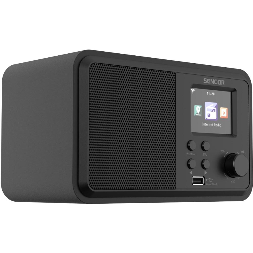 Sencor - Internet-radio 4W/5V Wi-Fi + kaukosäädin