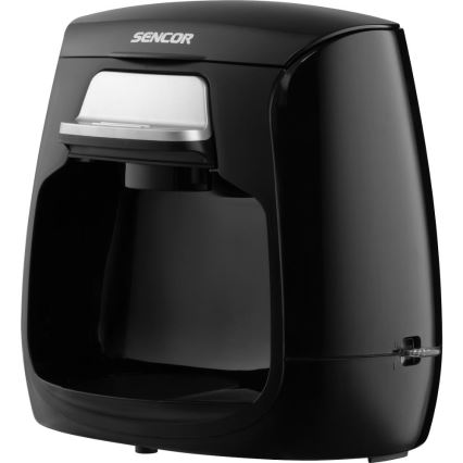 Sencor - Kahvinkeitin kaksi mukia 500W/230V musta