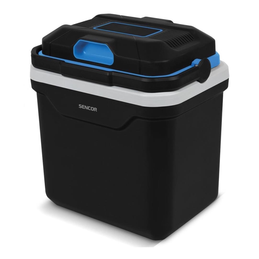 Sencor - kannettava autojääkaappi 24 l 60W/12V/230V musta