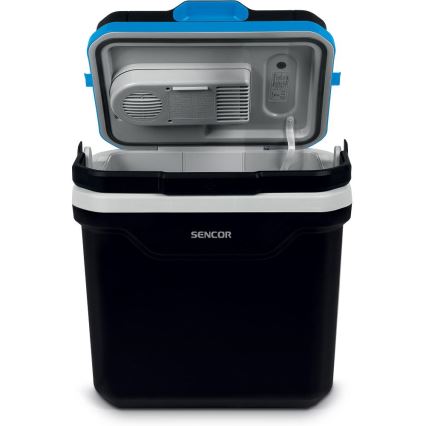 Sencor - kannettava autojääkaappi 24 l 60W/12V/230V musta