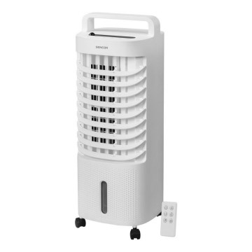 Sencor - Kannettava ilmastointilaite LED-näytöllä 3-in-1 45W/230V valkoinen + kaukosäädin