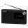 Sencor - Kannettava PLL FM-radiovastaanotin 5W 800 mAh 3.7V USB ja MicroSD