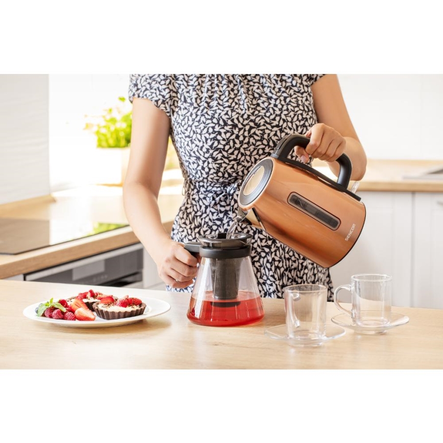 Sencor - Kattila 1,7 l 2200W/230V kupari