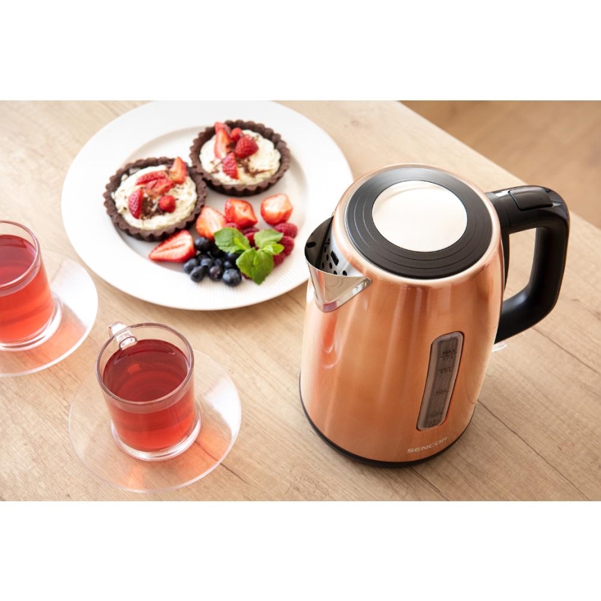 Sencor - Kattila 1,7 l 2200W/230V kupari