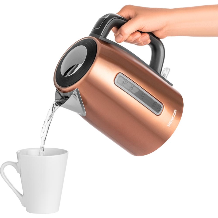 Sencor - Kattila 1,7 l 2200W/230V kupari