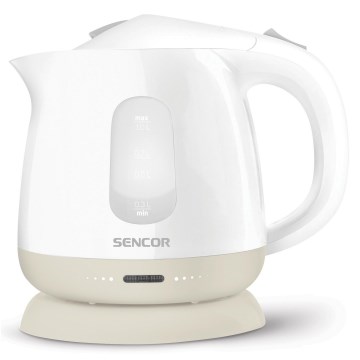 Sencor - Kattila 1 l 1100W/230V valkoinen/beige