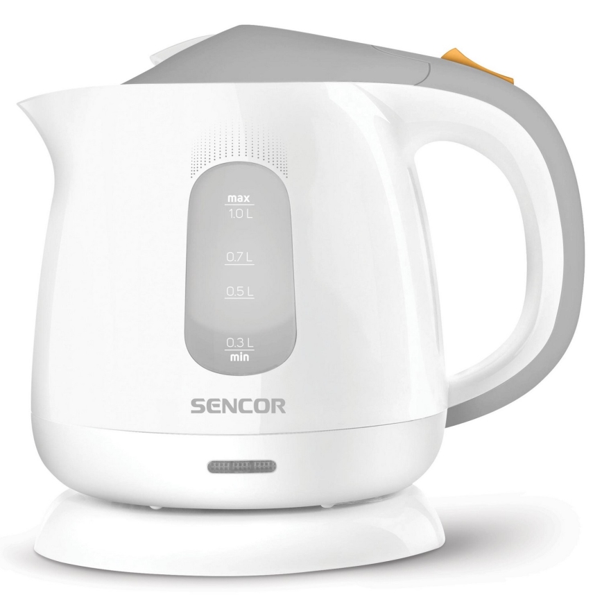 Sencor - Kattila 1 l 1100W/230V valkoinen/harmaa