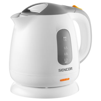 Sencor - Kattila 1 l 1100W/230V valkoinen/harmaa