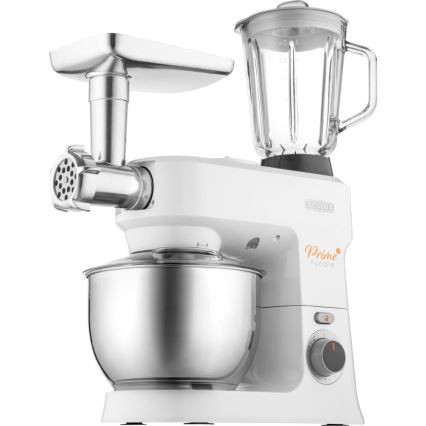 Sencor - Keittiörobotti ruostumattomasta teräksestä valmistetun kulhon kanssa 1000W/230V valkoinen