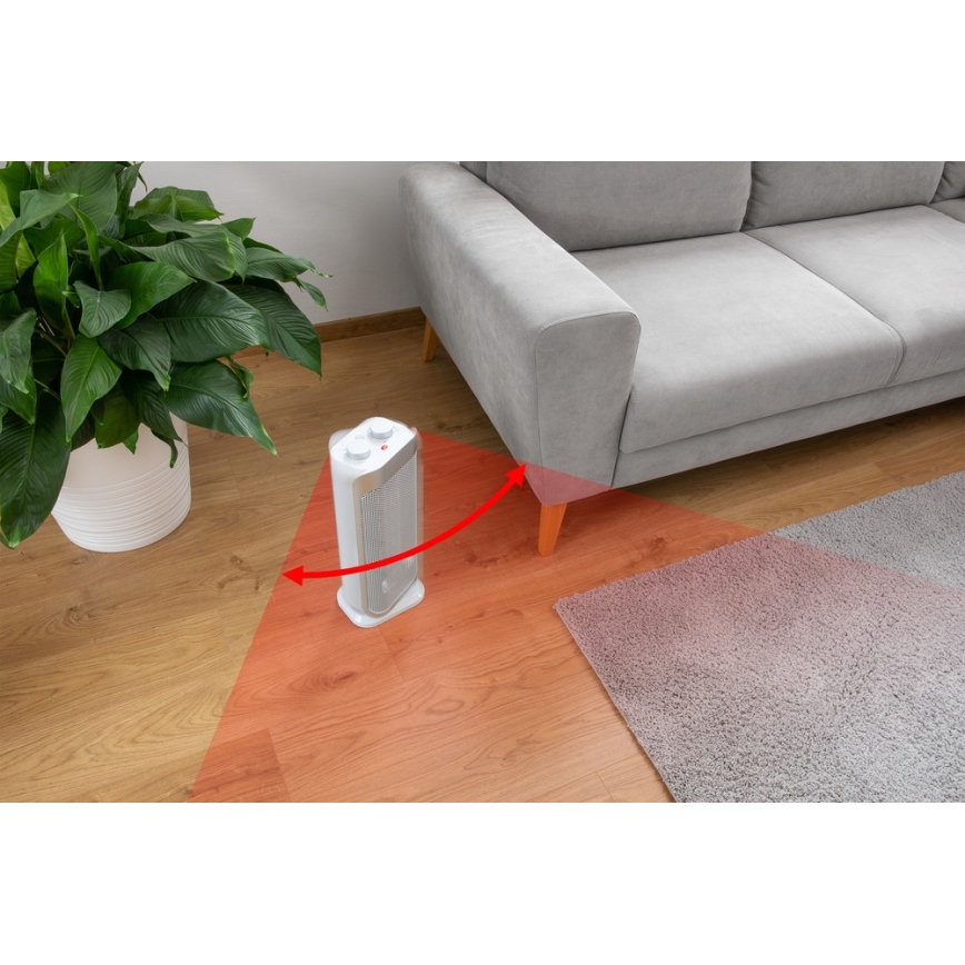 Sencor - Keraaminen tuuletin lämmittimellä1000/2000W/230V