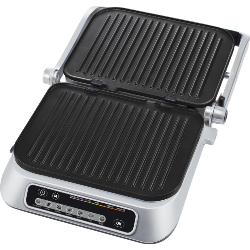 Sencor - Kontaktigrilli 2100W/230V mattakromi