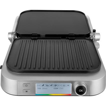 Sencor - Kontaktigrilli 2100W/230V mattakromi